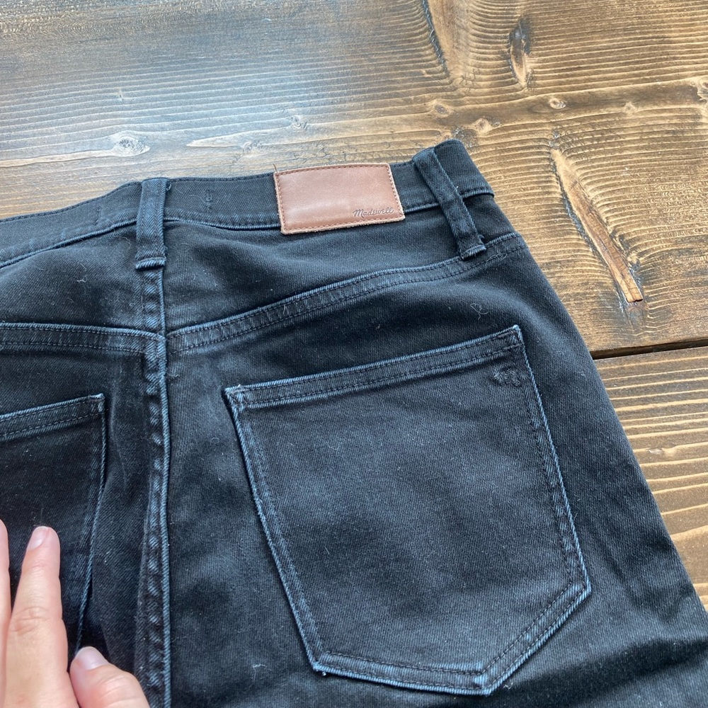 MadeWell High Rise Black Ripped Jeans - Picture 2 of 4